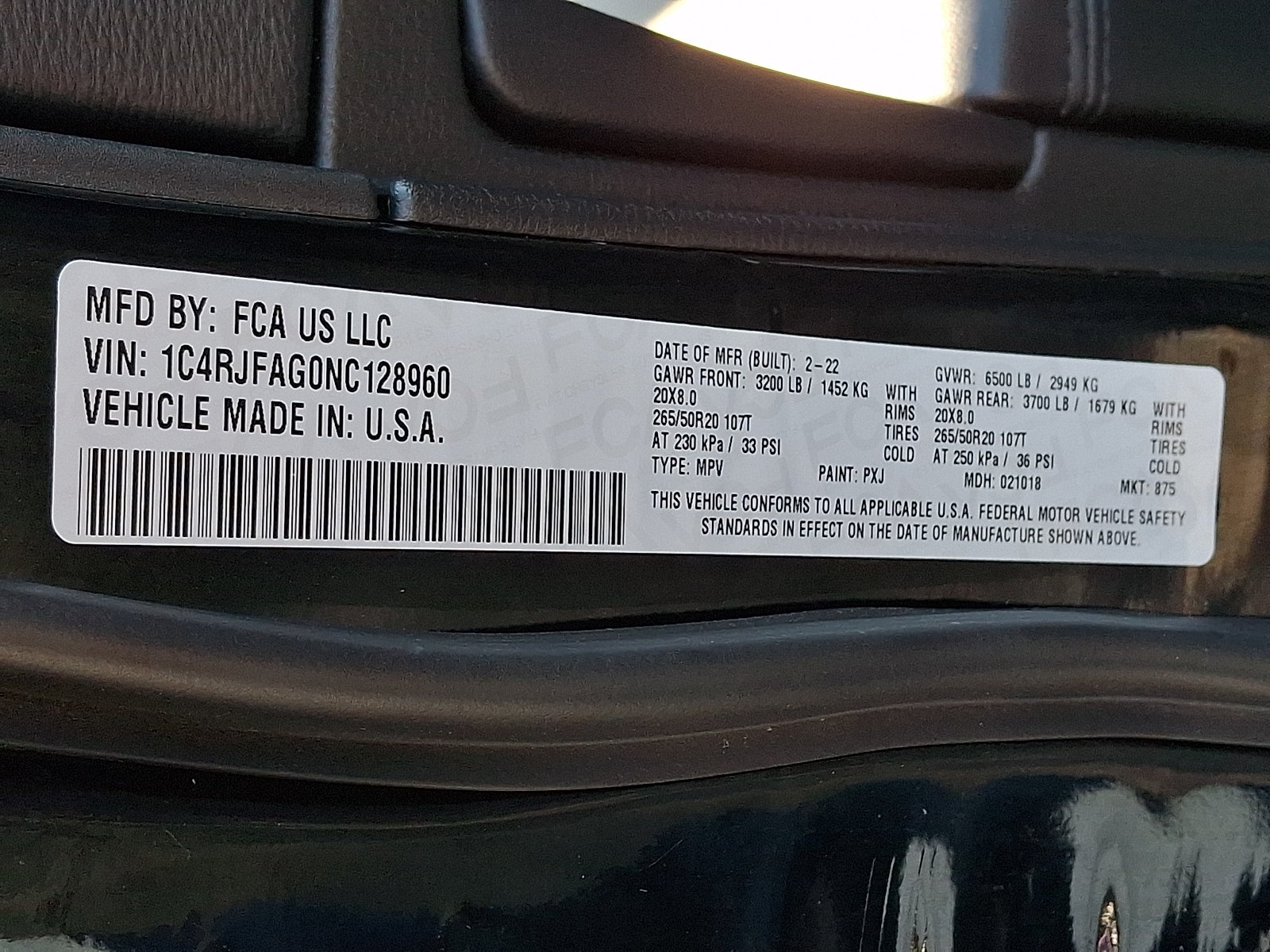 2022 Jeep Grand Cherokee WK Laredo X