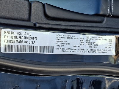 2021 Jeep Grand Cherokee 80th Anniversary