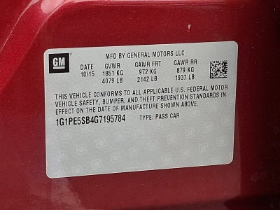 2016 Chevrolet Cruze Limited LT