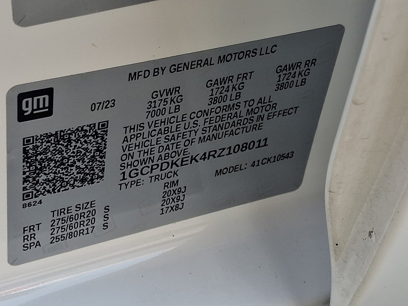 2024 Chevrolet Silverado 1500 LT (2FL)