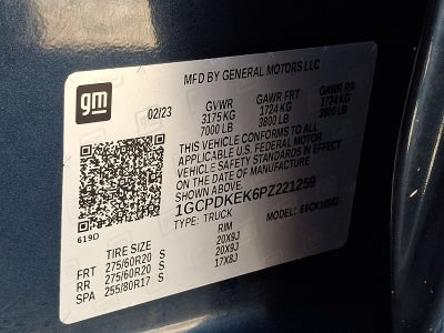 2023 Chevrolet Silverado 1500 LT (2FL)