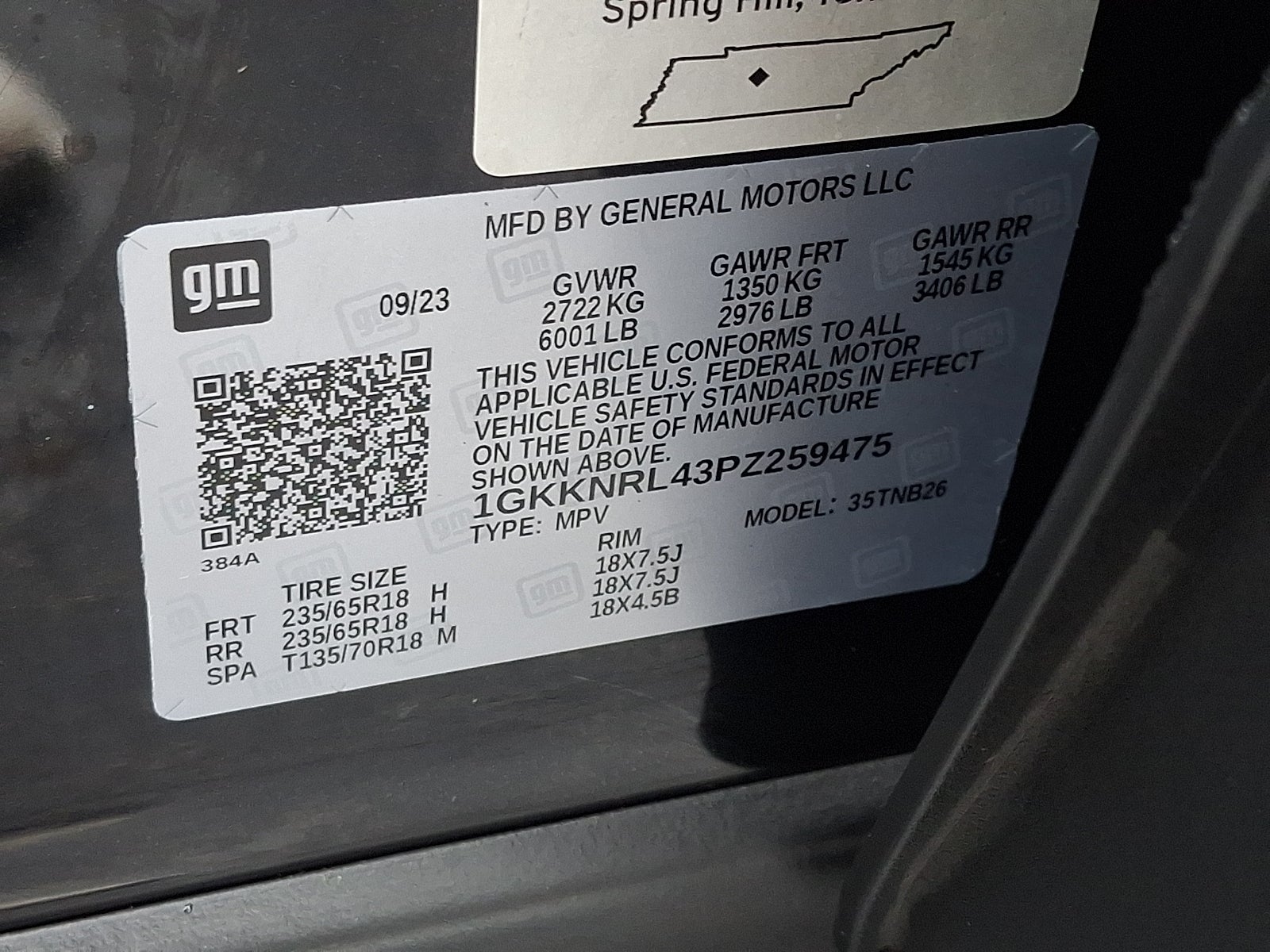 2023 GMC Acadia SLE