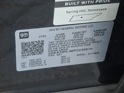 2023 GMC Acadia SLE