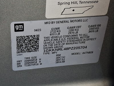 2023 GMC Acadia SLE
