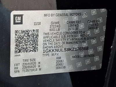 2019 GMC Acadia SLT