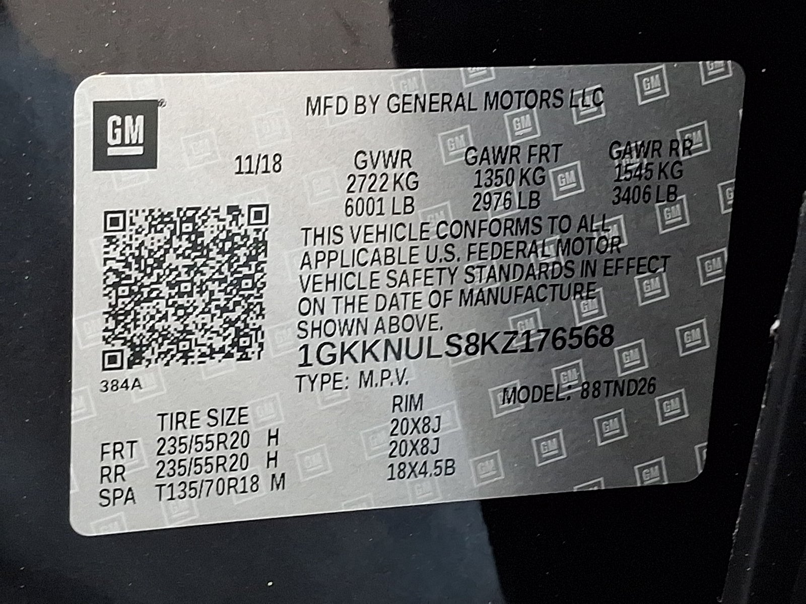 2019 GMC Acadia SLT