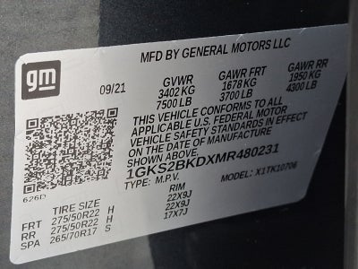 2021 GMC Yukon SLT