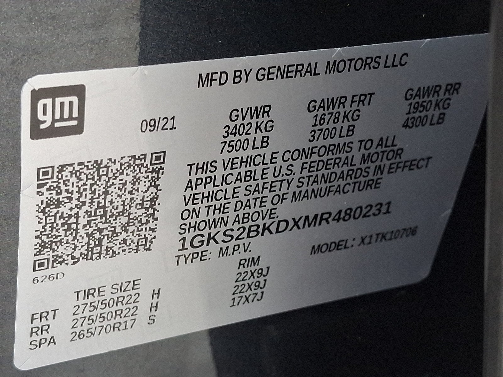 2021 GMC Yukon SLT