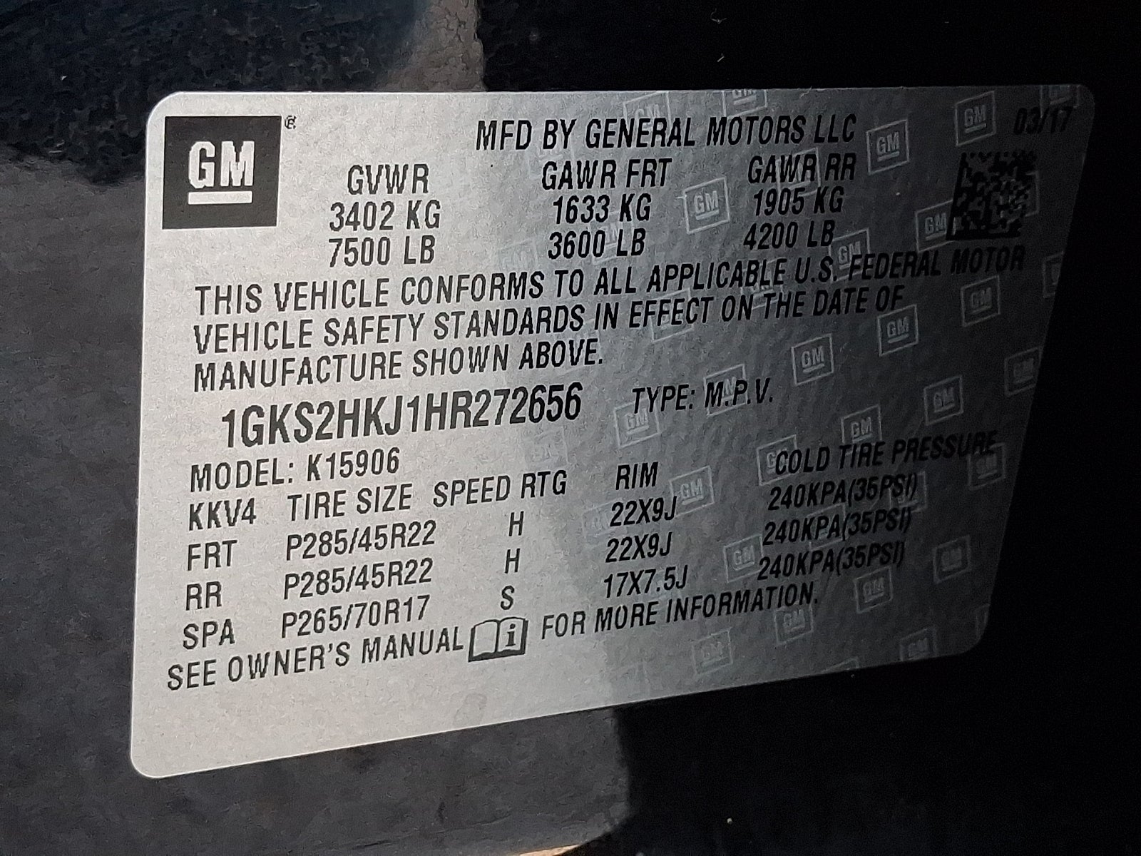 2017 GMC Yukon XL Denali