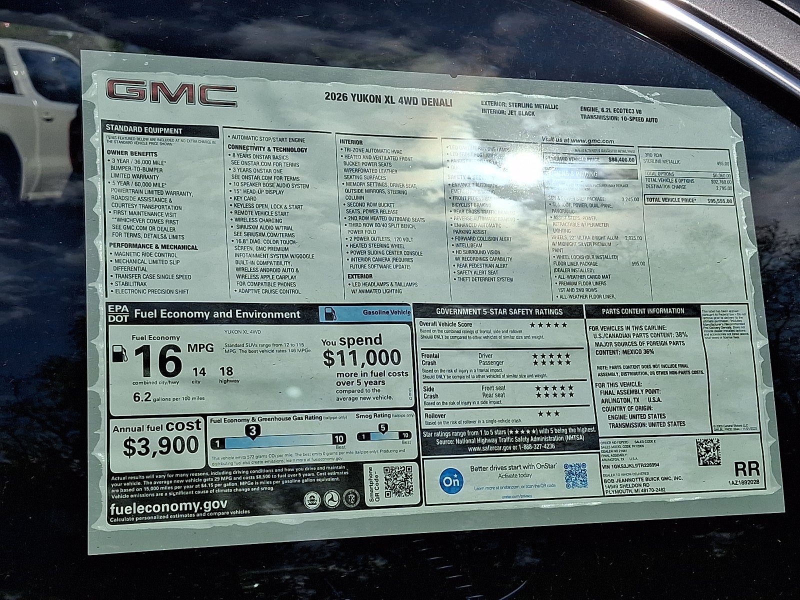 2026 GMC Yukon XL Denali