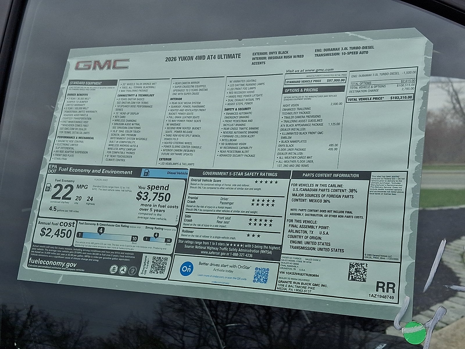 2026 GMC Yukon AT4 Ultimate