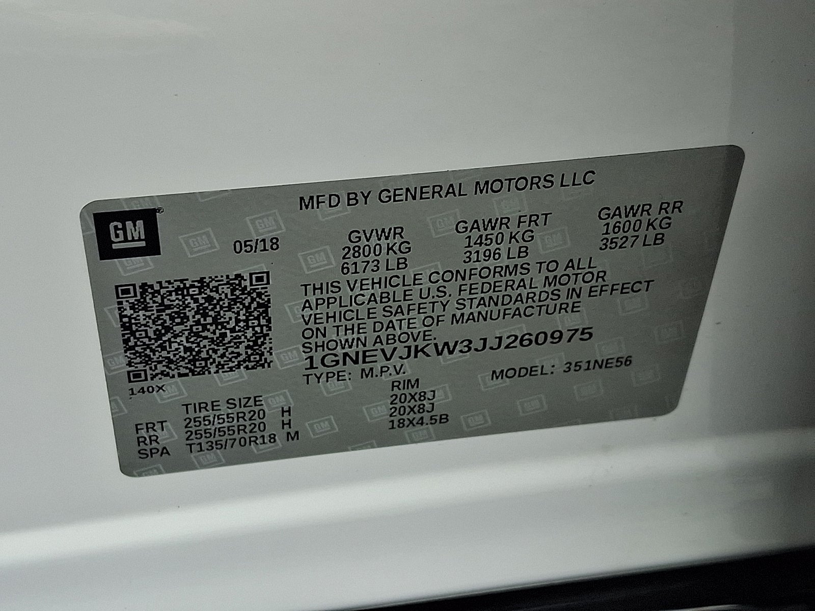 2018 Chevrolet Traverse Premier