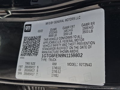 2022 GMC Canyon AT4 - Cloth