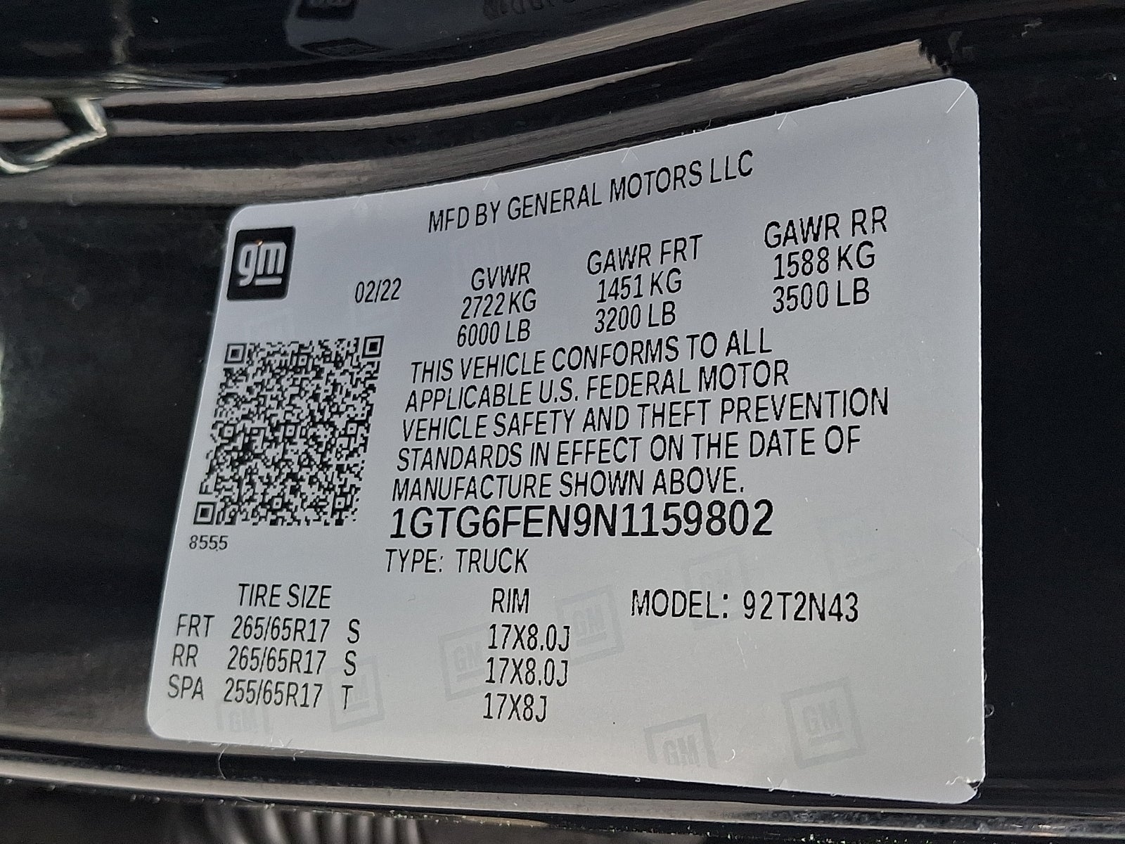 2022 GMC Canyon AT4 - Cloth