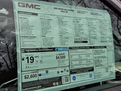 2026 GMC Canyon Elevation