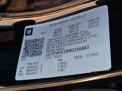 2021 GMC Canyon 4WD AT4 w/Leather