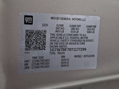 2026 GMC Savana Cargo Base