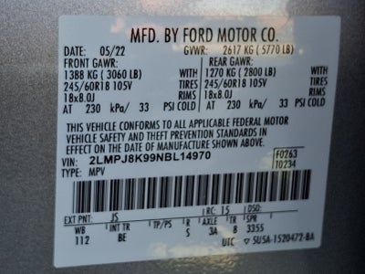 2022 Lincoln Nautilus Reserve