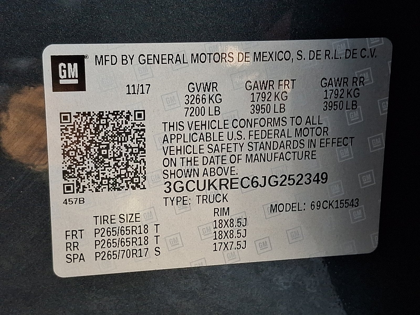 2018 Chevrolet Silverado 1500 LT