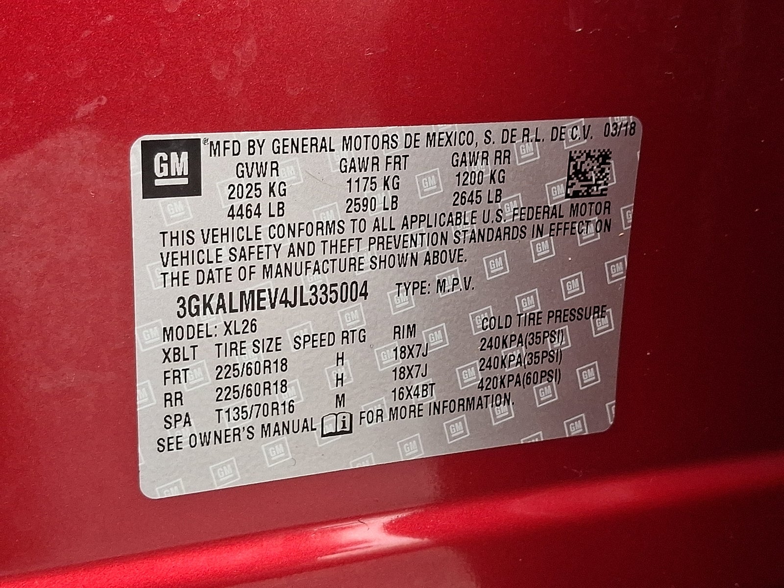 2018 GMC Terrain SLE