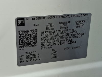 2022 GMC Terrain SLE