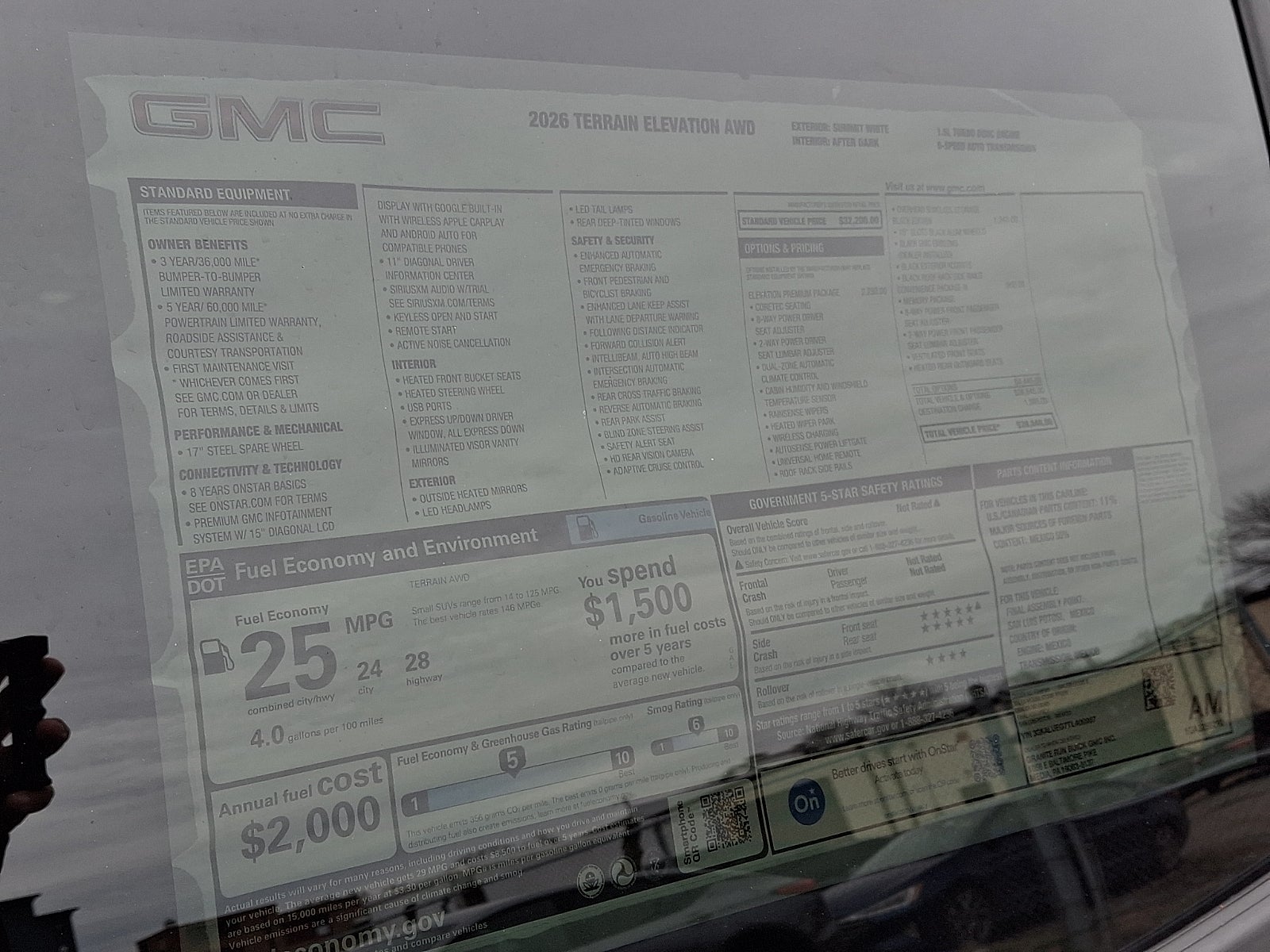 2026 GMC Terrain Elevation