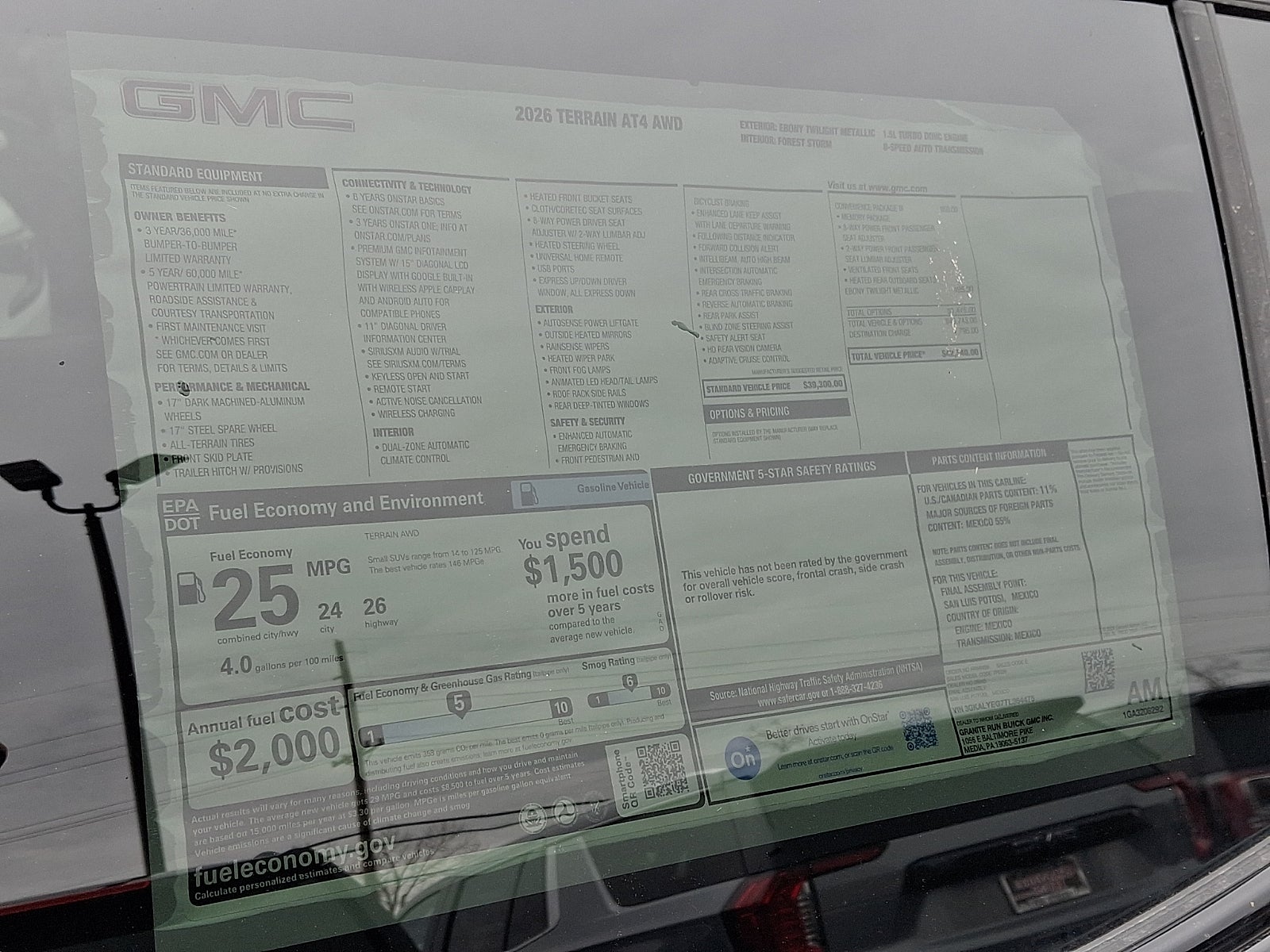2026 GMC Terrain AT4