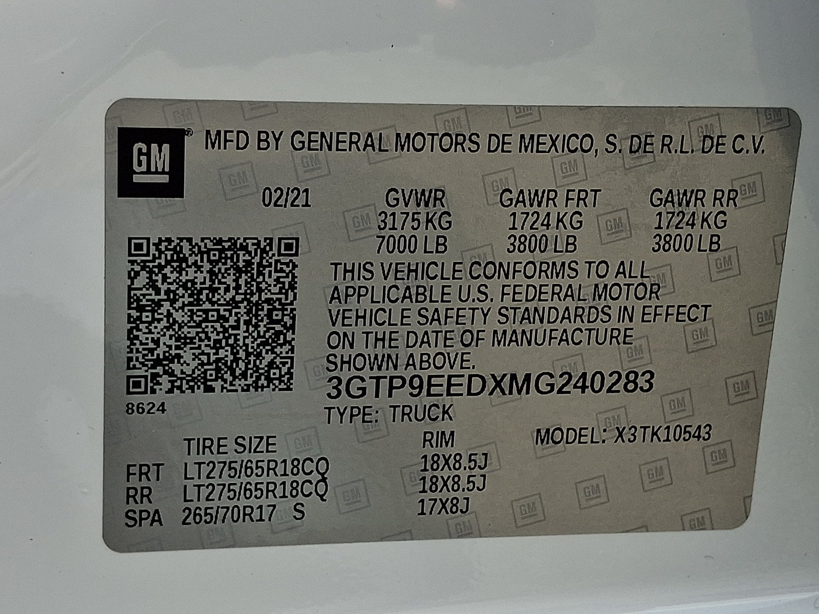 2021 GMC Sierra 1500 AT4