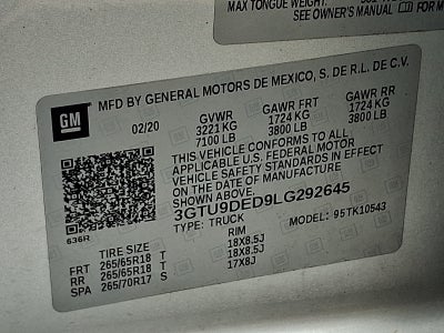 2020 GMC Sierra 1500 SLT