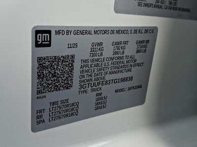 2026 GMC Sierra 1500 AT4X