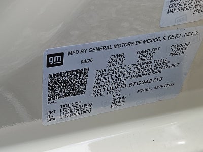 2026 GMC Sierra 1500 AT4X