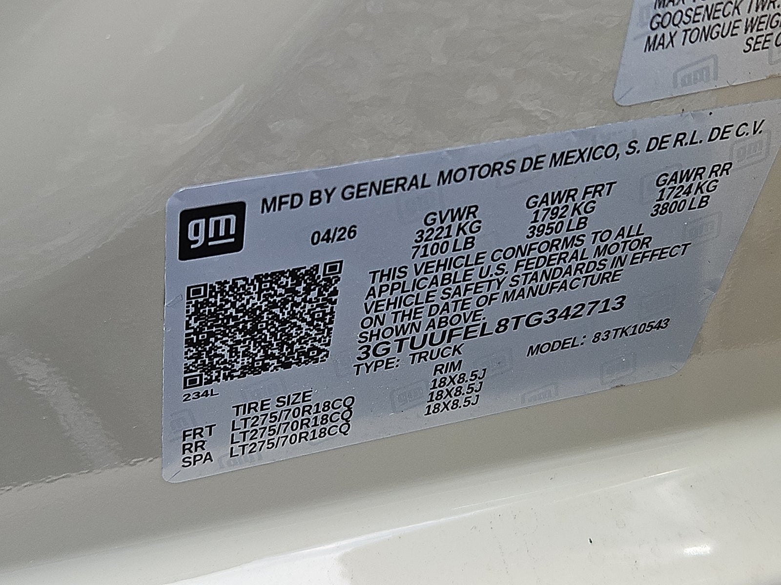 2026 GMC Sierra 1500 AT4X