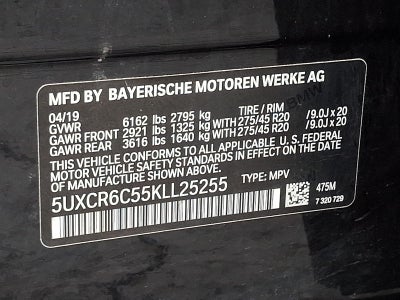 2019 BMW X5 xDrive40i