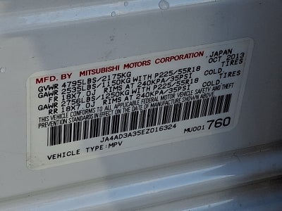 2014 Mitsubishi Outlander SE