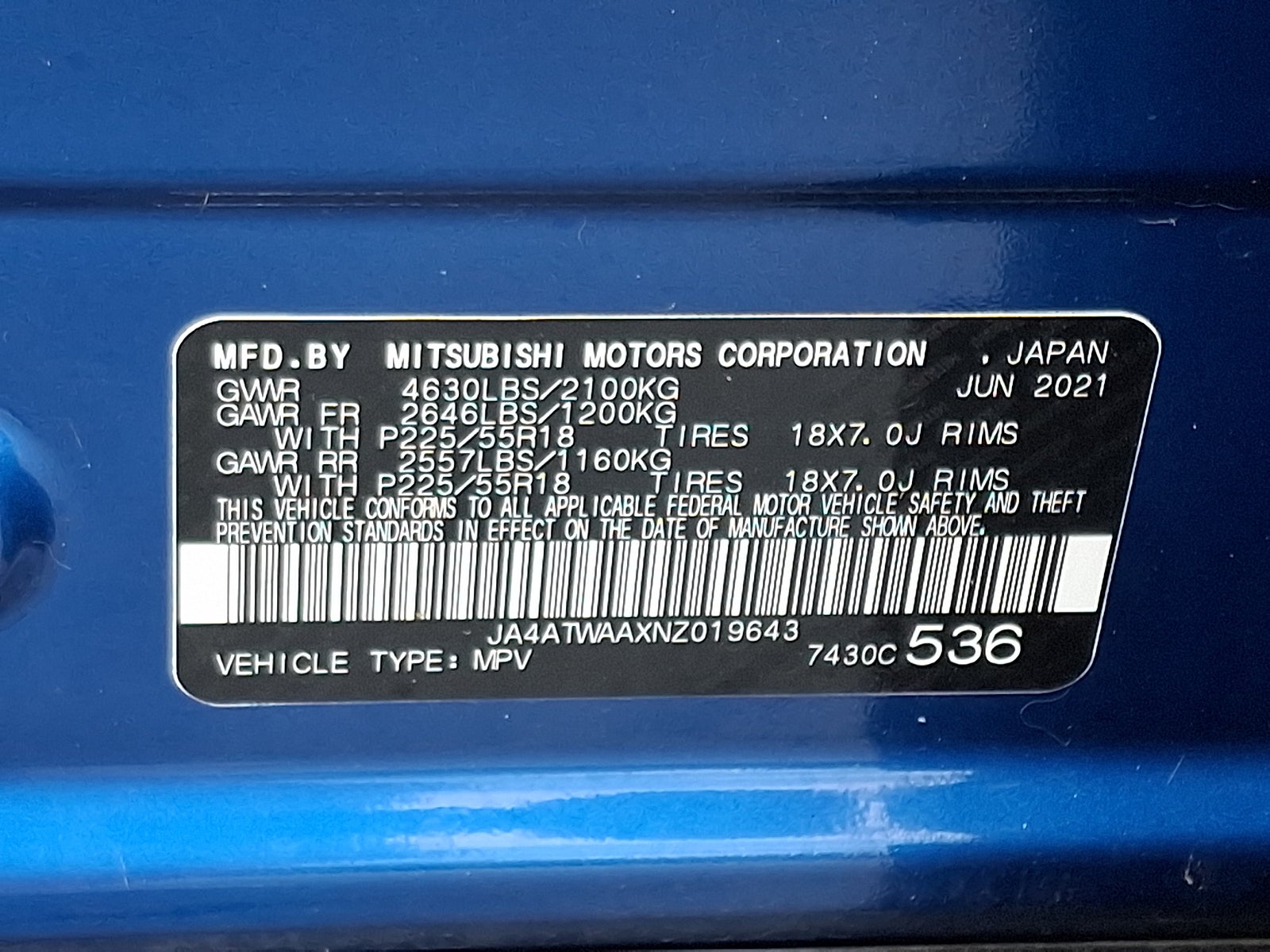 2022 Mitsubishi Eclipse Cross SE