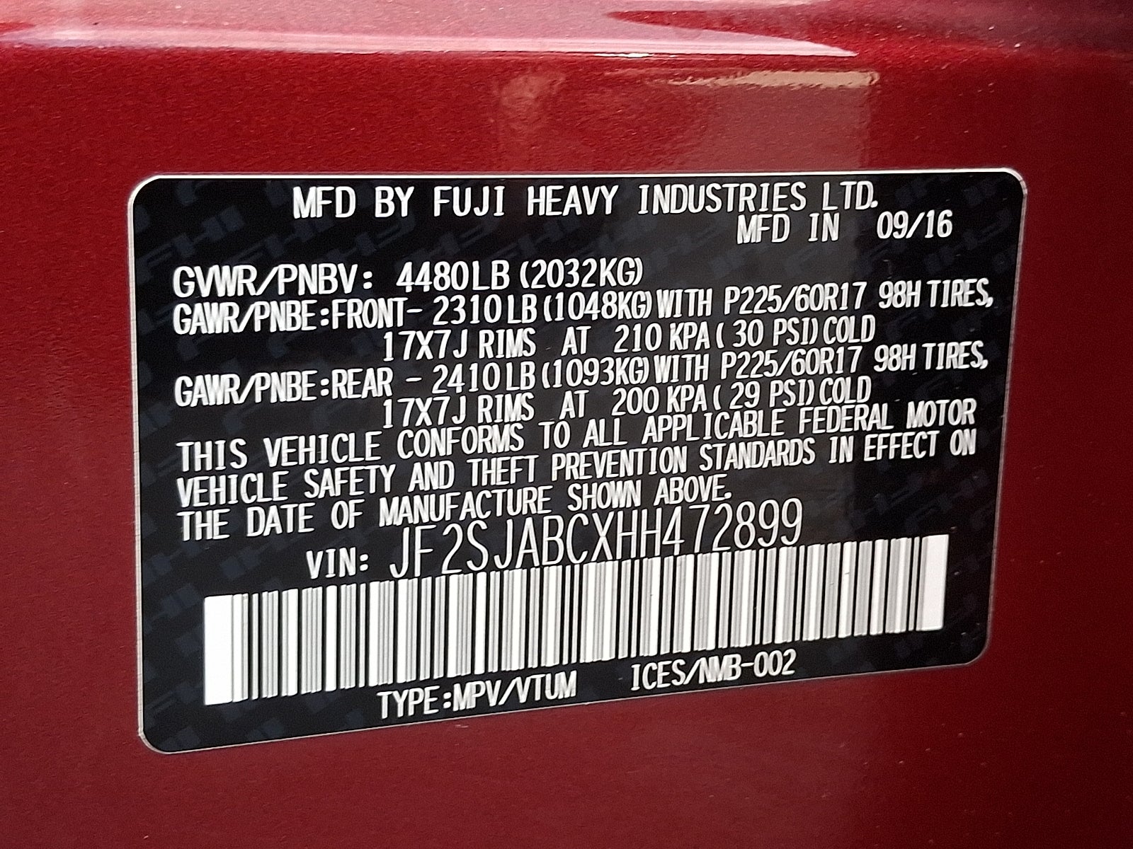 2017 Subaru Forester Base