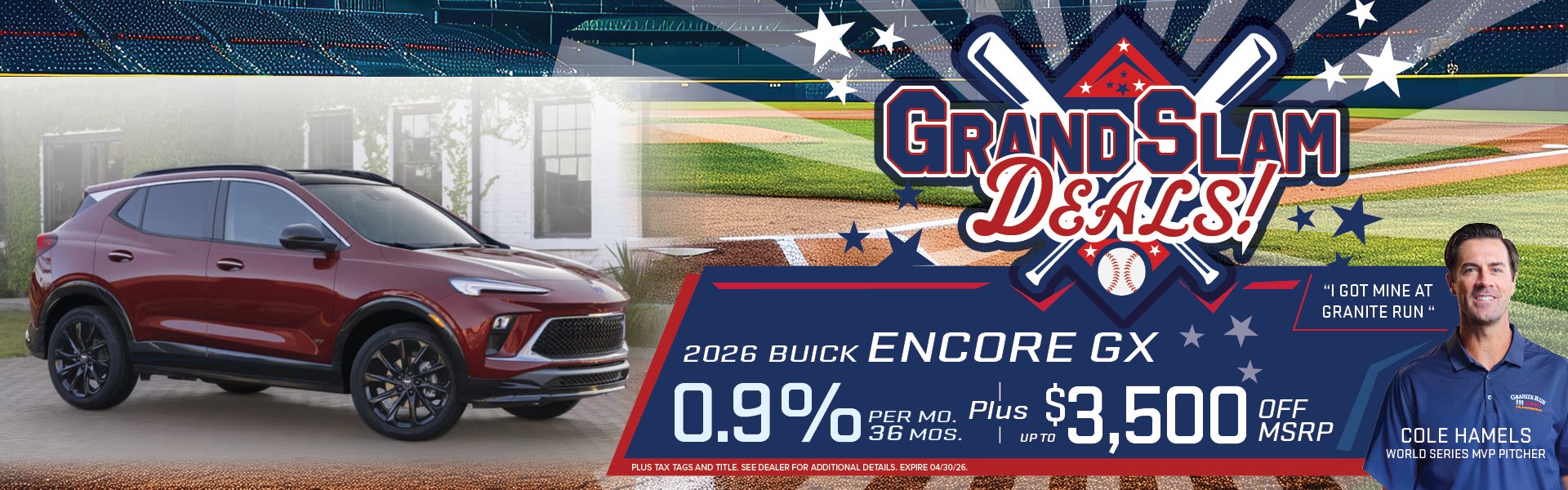 Encore GX Zero Point 9 Percent