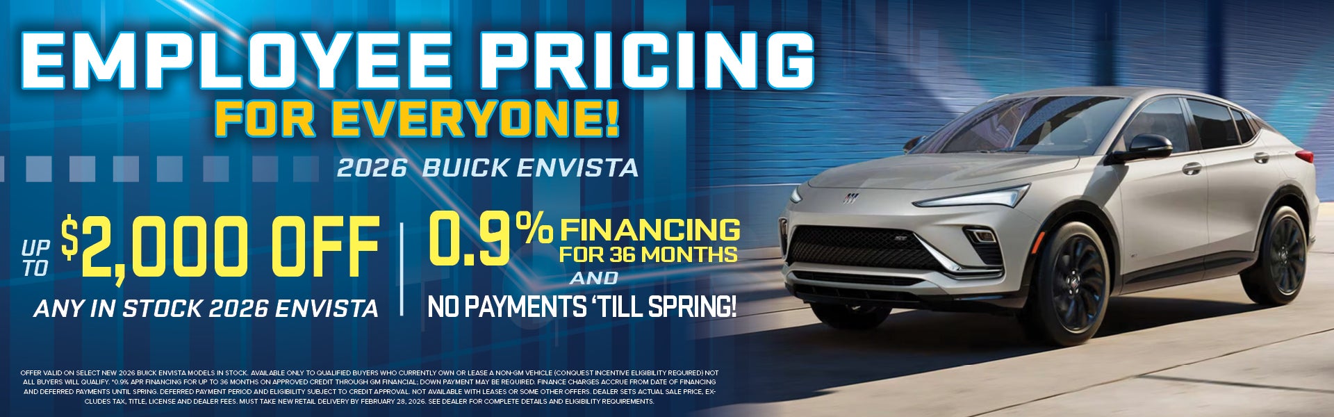 2026 Envista up to $2000 offf