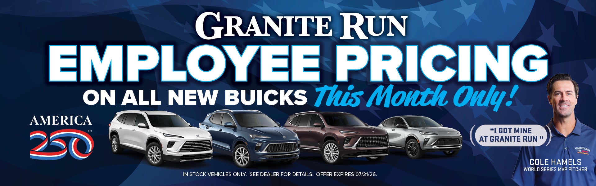 Granite Run Employee Pricing