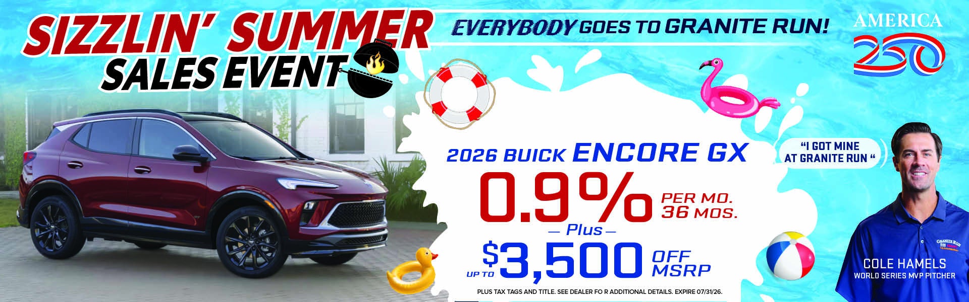 Encore GX Zero Point 9 Percent