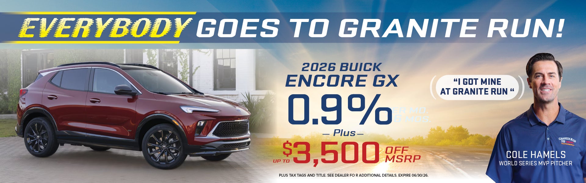 Encore GX Zero Point 9 Percent