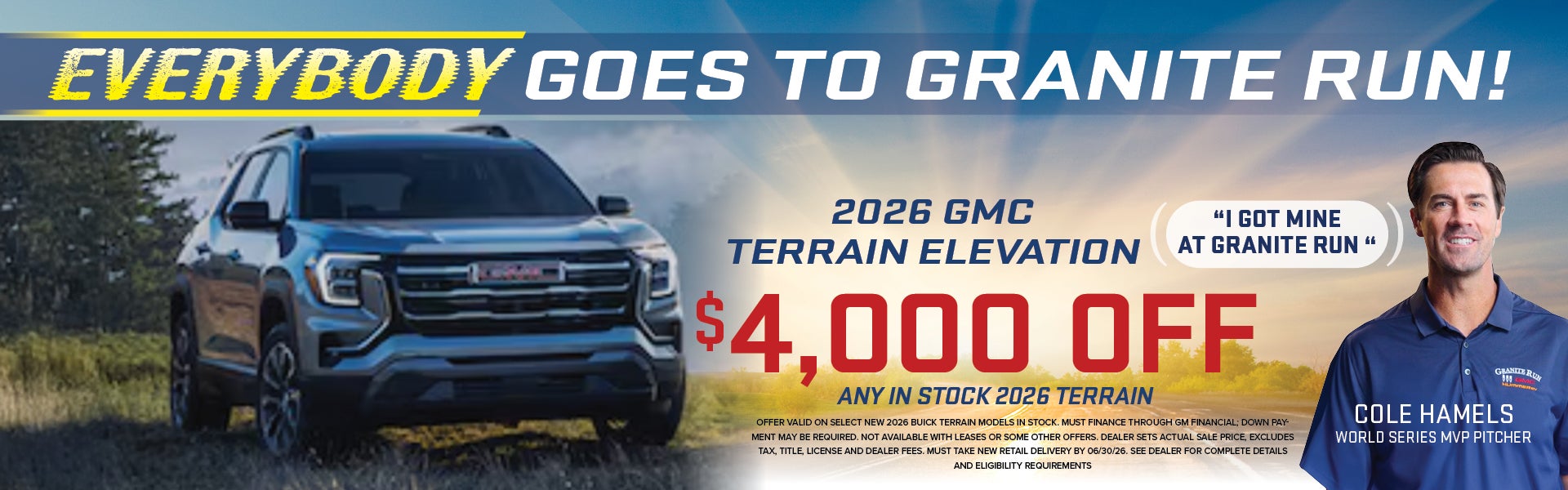 Terrain up to 4000 Off