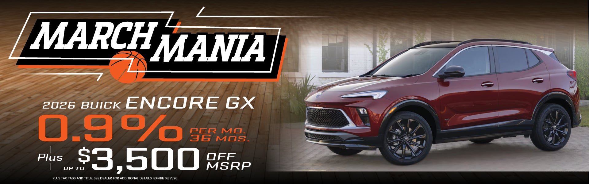 Encore GX Zero Point 9 Percent