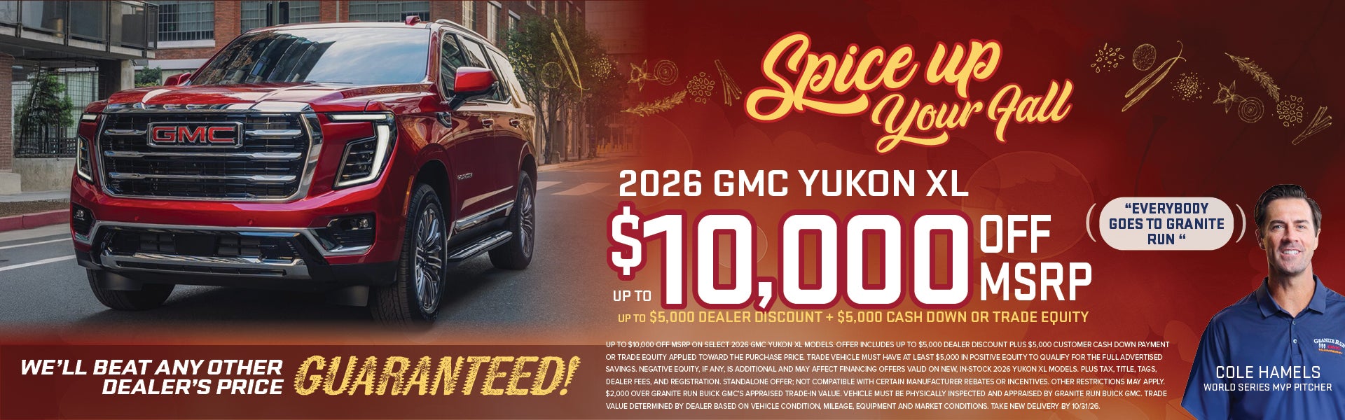 Yukon 10k Off MSRP