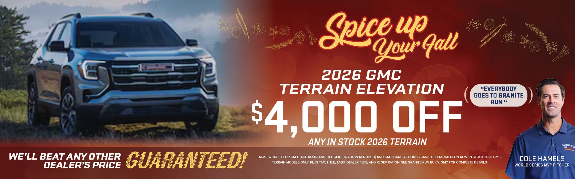 Terrain up to 4000 Off