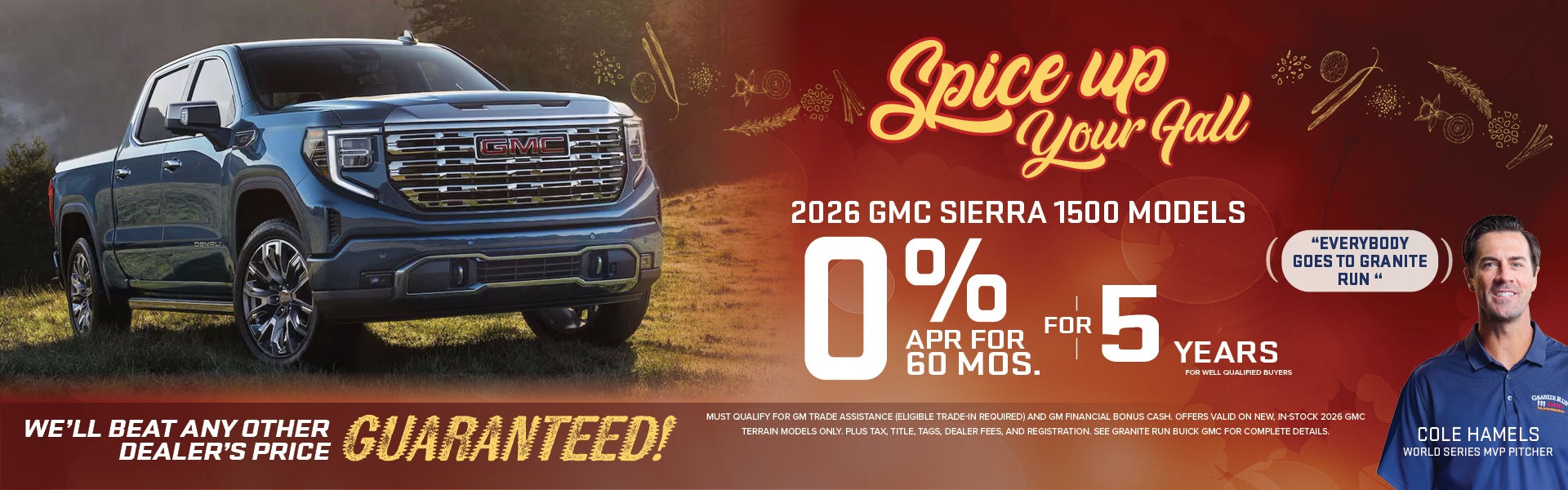 Sierra 1500 Zero Percent for 3 years