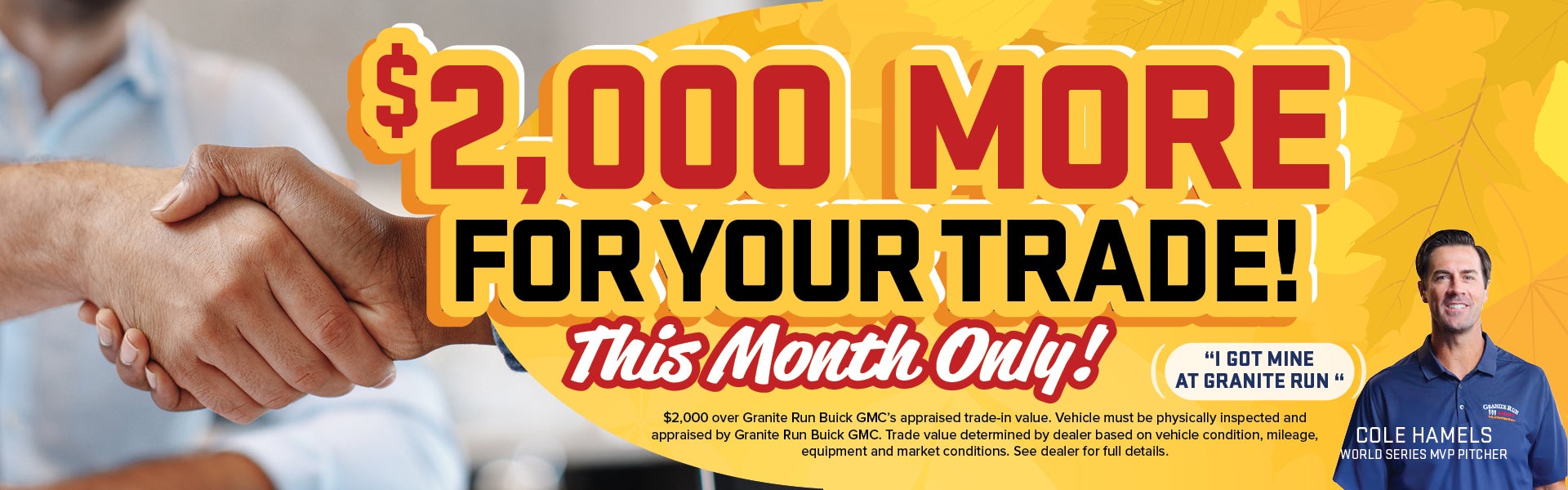 2000 more for your trade
