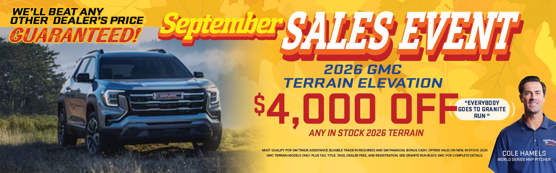 Terrain up to 4000 Off